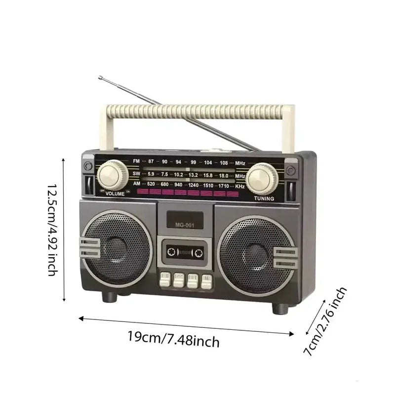 Habicare Portable AM/FM Radio Cassette Player Portable AM/FM Radio Cassette Player
