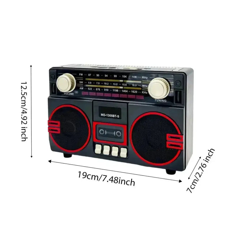 Habicare Portable AM/FM Radio Cassette Player Portable AM/FM Radio Cassette Player