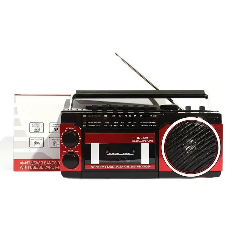 Habicare Portable AM/FM Radio Cassette Player Portable AM/FM Radio Cassette Player