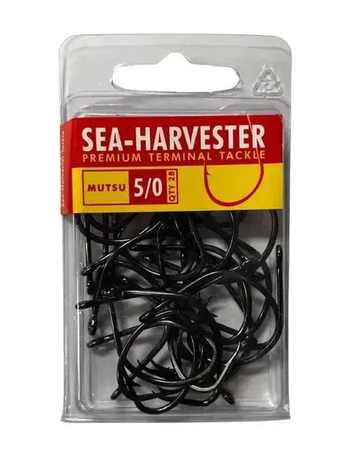 Sea-Harvester Mutsu Hook 5/0 Self-Setting Bulk 28 For Live Or Dead Bait Anglers Worldwide