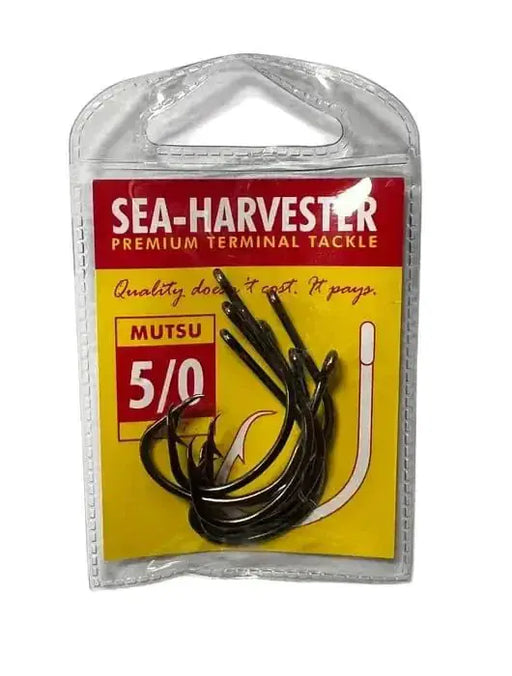 Sea Harvester Mutsu Hook Five Zero Self Setting Mouth Hook For Surf And Inshore Anglers Pack Seven