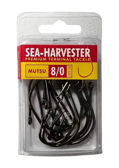 Sea Harvester Mutsu Hook 8/0 Bulk 16 Self Setting Auto Hook Set For Surf Casting Anglers