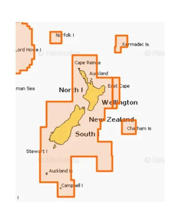 Navionics New Zealand Chart NAPCO29R MSD Card with Nautical Chart SonarChart HD Dock to Dock Routing for Boaters
