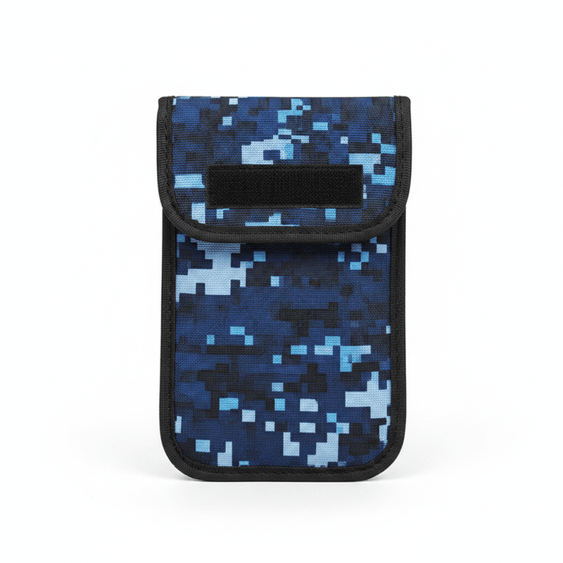 Mead's Supply & Equipment Outfitters limited Security & Privacy Camouflage Faraday Signal Blocking Pouch For RFID Phones And Key Fobs Camouflage Faraday Pouch for RFID Phones and Key Fobs
