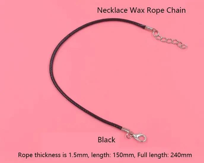 Resin Art NZ Necklace Wax Rope Necklace Wax Rope Extension Chain Cord Necklace Wax Rope Extension Chain Cord | NZ