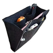 Habicare Felt Bedside Storage Bag with Hanging Pockets Felt Bedside Storage Bag with Hanging Pockets