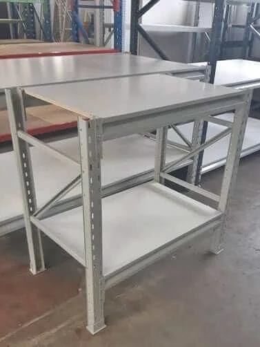 Adjustable Workbench 1000x900x600mm Two Levels 350kg Per Level Actionoutdoors East Heavy Duty Garage Workshop