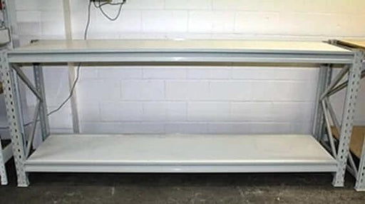 ActionoutdoorsEast Workbench 2300x600mm Heavy Duty Two Level Adjustable Workspace for Woodworkers