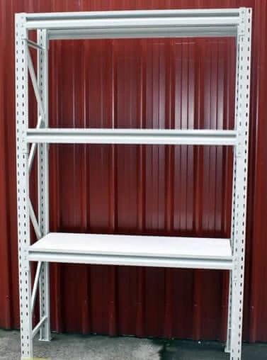 Actionoutdoors-East Longspan Shelving Three Level Open Frame Heavy Duty Expandable 2100x1200x900 For Warehouses Garages