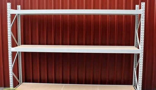 Actionoutdoors-East Longspan Racking For Busy Warehouses 2100x2700x450 Three Level Space Saving Storage Shelving