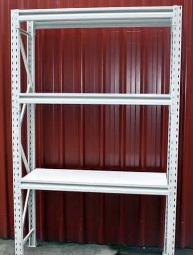 Actionoutdoors-East Longspan Shelving Unit 3 Level Heavy Duty Storage 350 kg per Level for Warehouses and Workshops