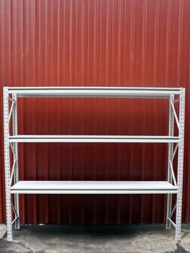Actionoutdoors East Longspan Racking Shelving 2100x1500x600 3 Level Heavy Duty Storage Unit For Garage Workshop Warehouse