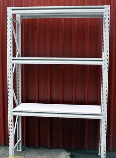 ActionoutdoorsEast Longspan Racking 3Lvl Durable Garage