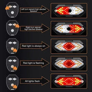 Habicare USB Rechargeable 40-LED Bicycle Tail Light with Remote Turn Signals USB Rechargeable 40-LED Bicycle Tail Light with Remote Turn Signals