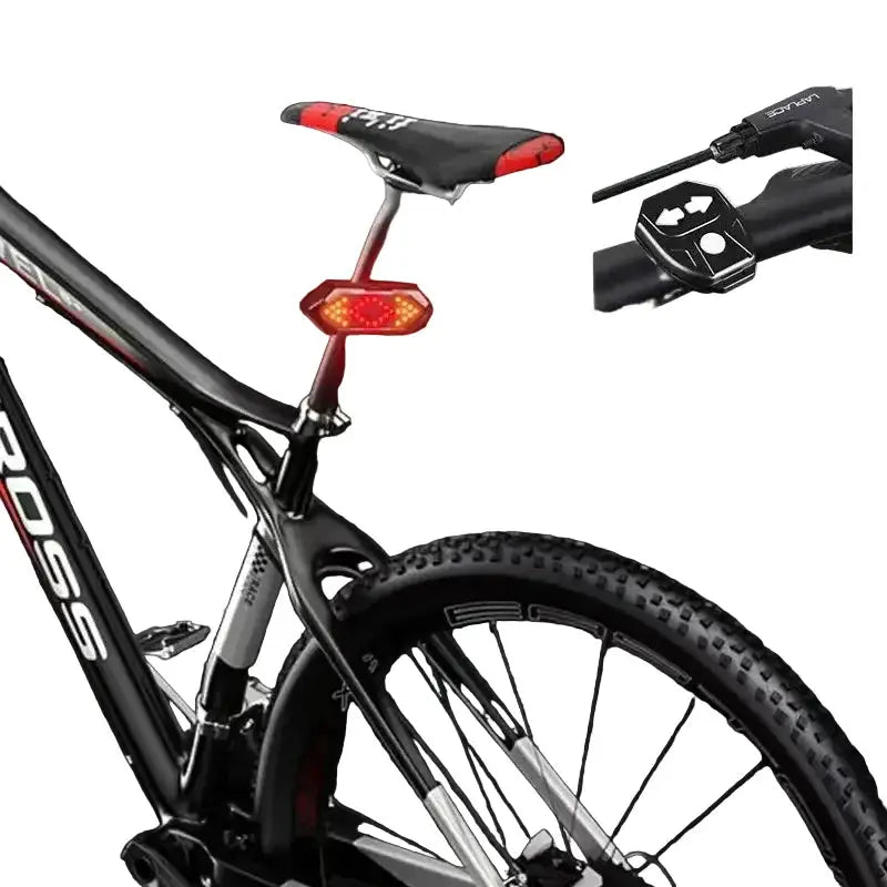 Habicare USB Rechargeable 40-LED Bicycle Tail Light with Remote Turn Signals USB Rechargeable 40-LED Bicycle Tail Light with Remote Turn Signals