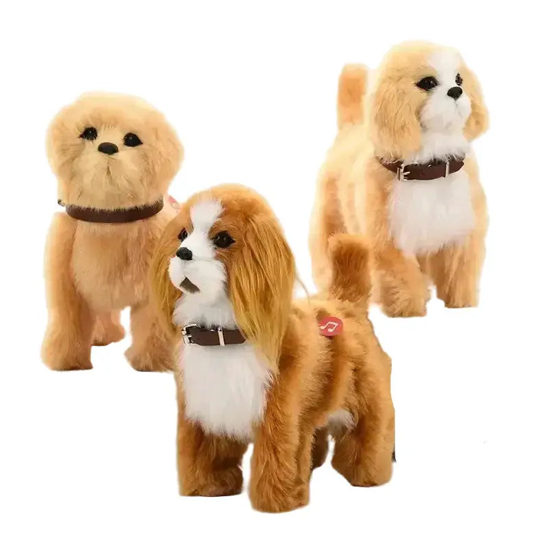 Simulation Electric Plush Dog Toy with Voice Control, Music & Walking Features – view 3