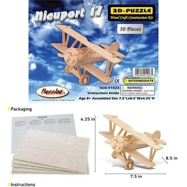 9eight5 3D Puzzle Nieuport 17 Nieuport 17
