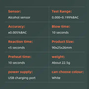 Non-Contact High-Precision Alcohol Tester - Breathalyzer – view 13