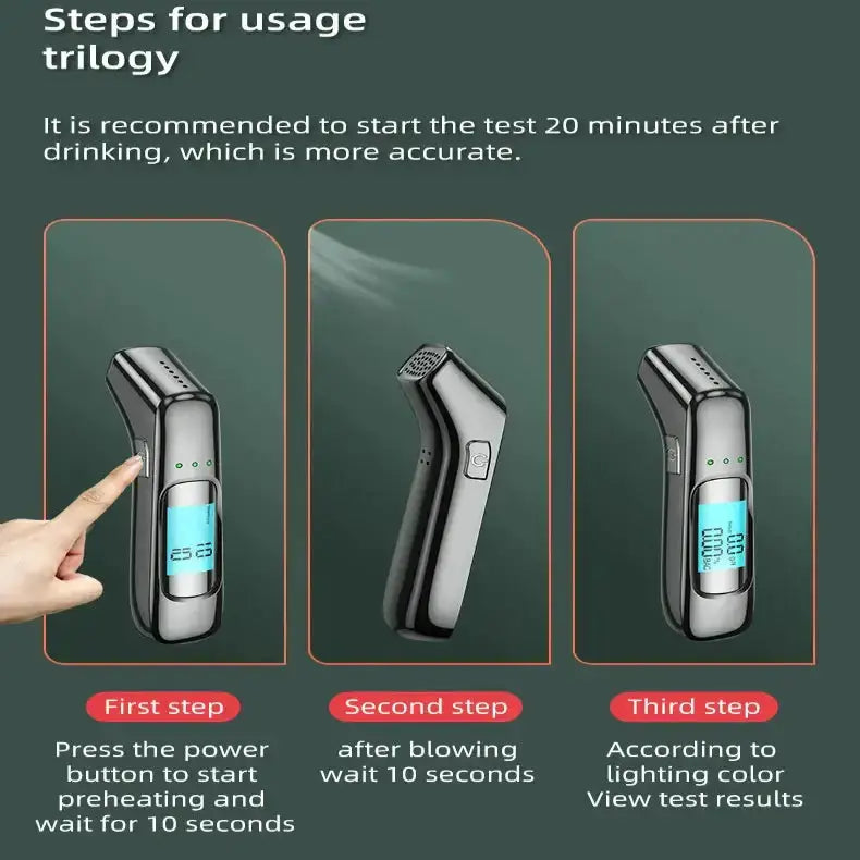 Non-Contact High-Precision Alcohol Tester - Breathalyzer – view 11