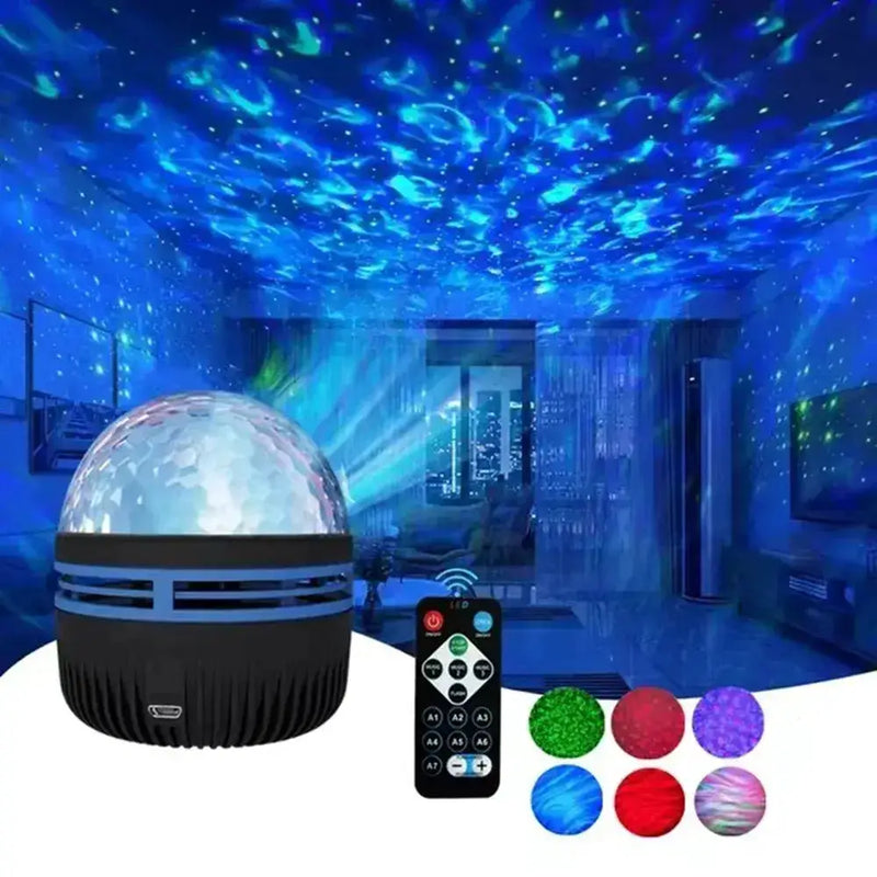 Habicare Northern Lights Starry Sky Projector LED Night Light with Remote Control Northern Lights Starry Sky Projector LED Night Light with Remote Control