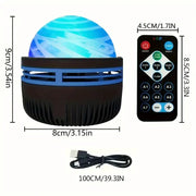 Habicare Northern Lights Starry Sky Projector LED Night Light with Remote Control Northern Lights Starry Sky Projector LED Night Light with Remote Control