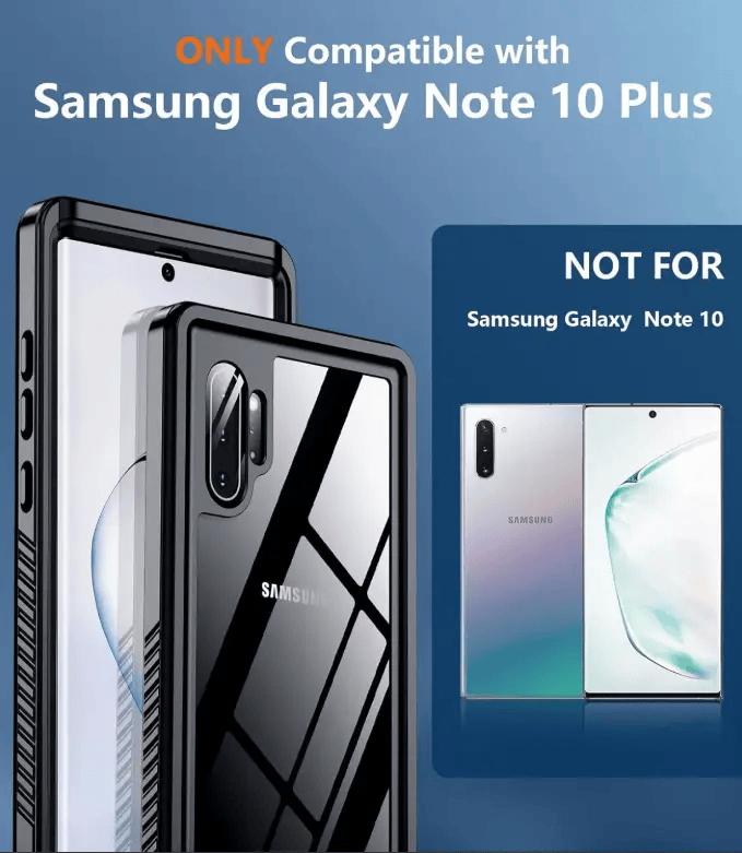 techplus Waterproof & Shockproof Case for Samsung Galaxy Note 10 Plus Waterproof Shockproof Case for Galaxy Note 10 Plus