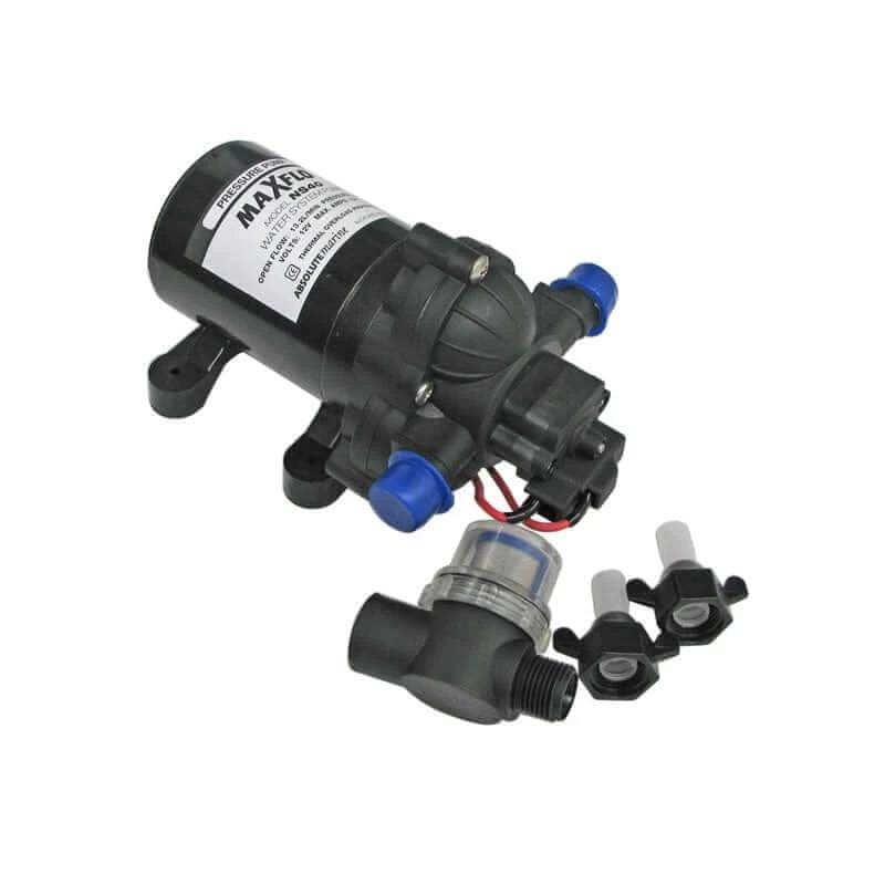 maXflo Water Pumps Water Pressure Pump  40PSI - 12V DC 17L/Min  NS40 Water Pressure Pump MaXflo 40 PSI 12V DC NS40