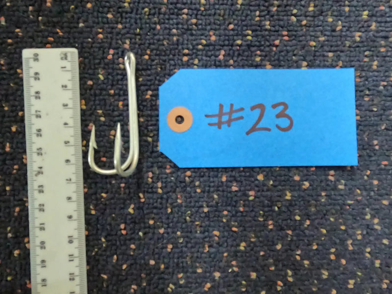 Action Fishing Nets HOOKS No.23 Double Tuna Trolling Hook - 1 piece Action Fishing Nets Double Tuna Trolling Hook No23