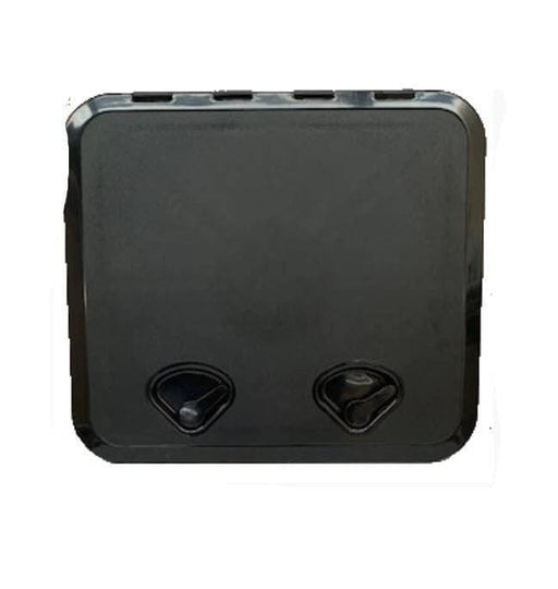 Nuova Rade Extra Large Black Hatch 520mm by 460mm UV Resistant ASA Exterior Hatch for Boats and RVs – view 1