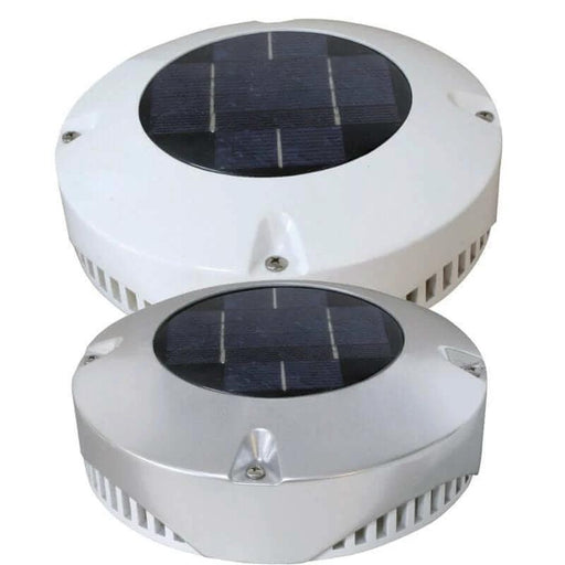 Nuova Rade Solar Vent Battery Backup White Marine 200mm
