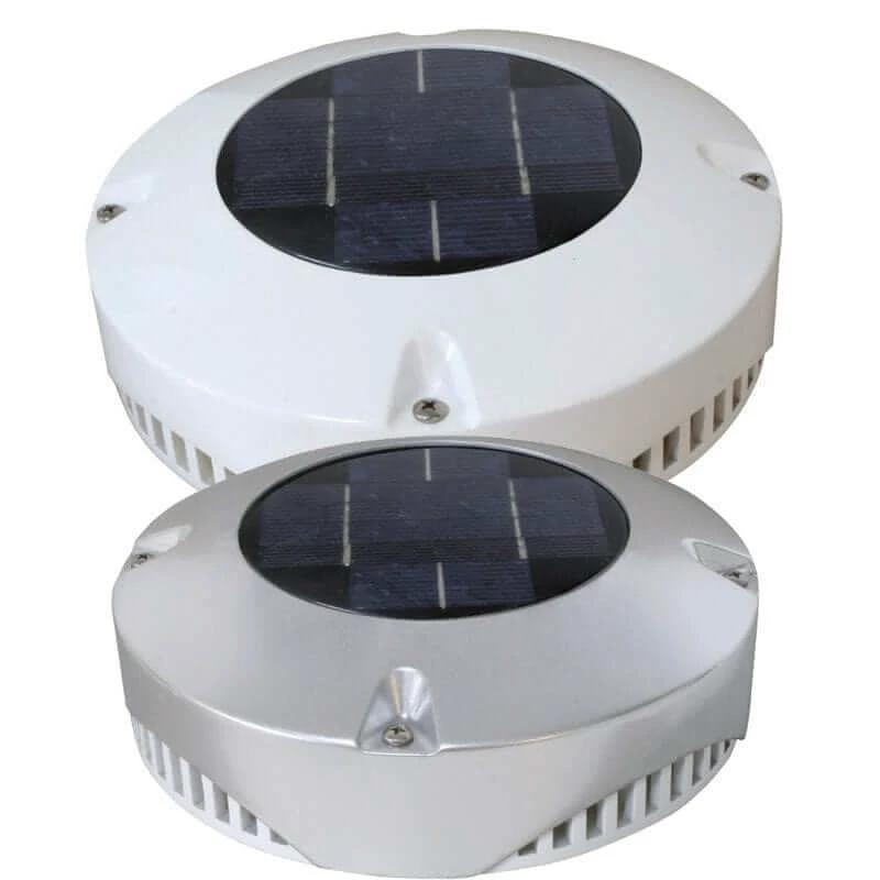 Nuova Rade Solar Vent Battery Backup White Marine 200mm