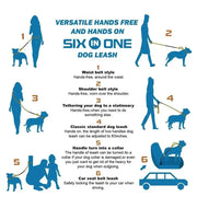 Habicare SS Nylon Hands-Free Dog Leash (2.5×250cm) Nylon Hands-Free Dog Leash (2.5×250cm)