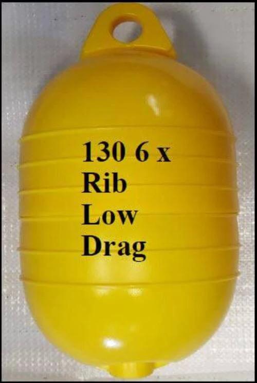 NZ Rope and Twine Buoys & Floats Buoy  6 RIB Low Drag 8 Colour Choices Buoy 6 RIB Low Drag NZ Rope and Twine 8 Colours