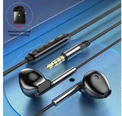 Wired Sports Earphones - Lightweight In-Ear Headphones for Running & Gym | Secure Fit