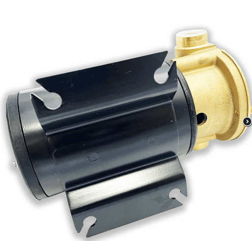 Ocean Tech 12V Brass Deck Pump 35 LPM Corrosion Resistant Marine Transfer Pump For Bilge Deck Wash Boats – view 2