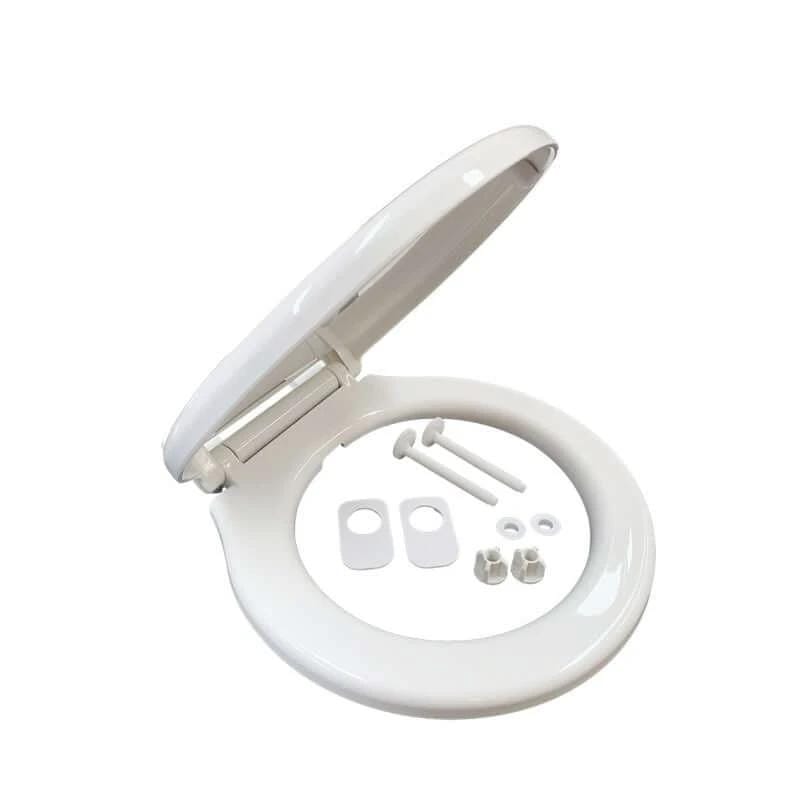 Ocean Tech Compact Seat With Soft Close For Space Saver Marine And RV Bathrooms Replacement – view 1