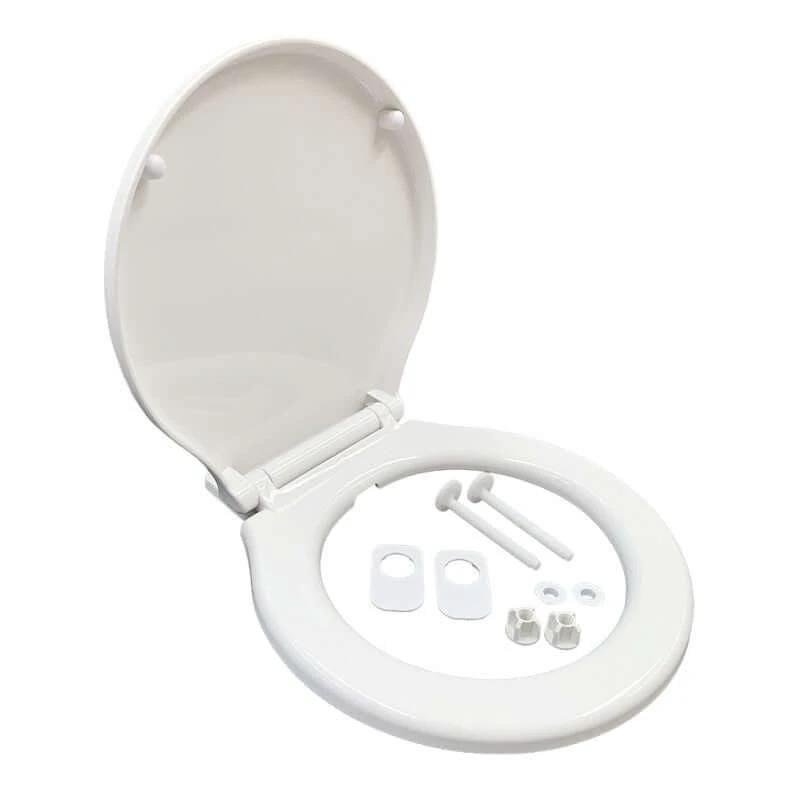 Ocean Tech Compact Seat With Soft Close For Space Saver Marine And RV Bathrooms Replacement – view 2
