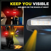 Habicare Wireless Remote-Controlled Bike Tail Light with Turn Signals (Waterproof) Wireless Remote-Controlled Bike Tail Light with Turn Signals (Waterproof)