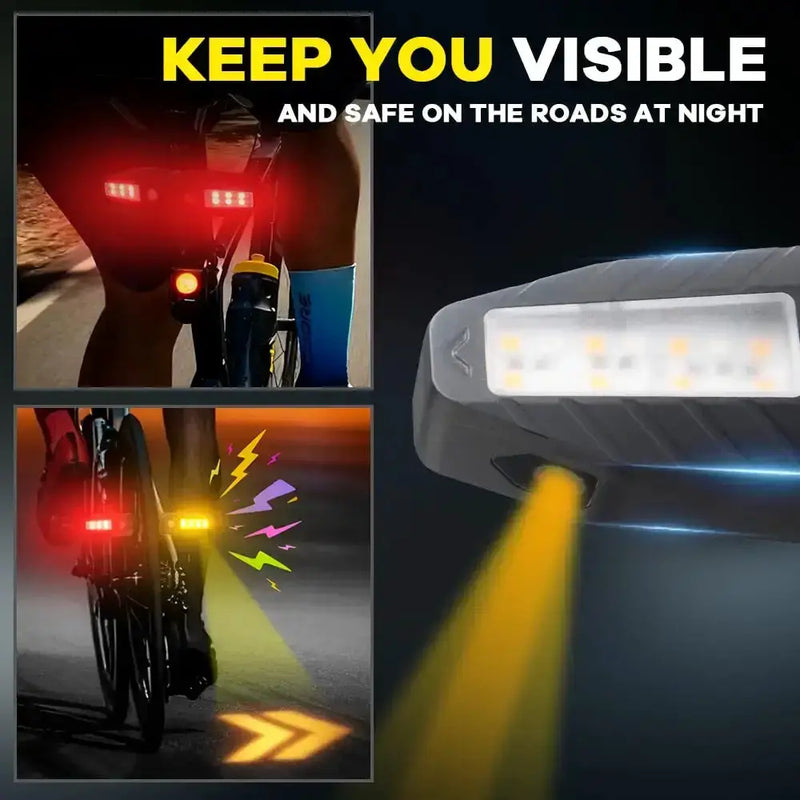 Habicare Wireless Remote-Controlled Bike Tail Light with Turn Signals (Waterproof) Wireless Remote-Controlled Bike Tail Light with Turn Signals (Waterproof)