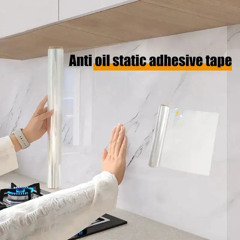 Oil-Proof Kitchen Wall Self-Adhesive Tiles – Transparent (5 different sizes available) – view 1