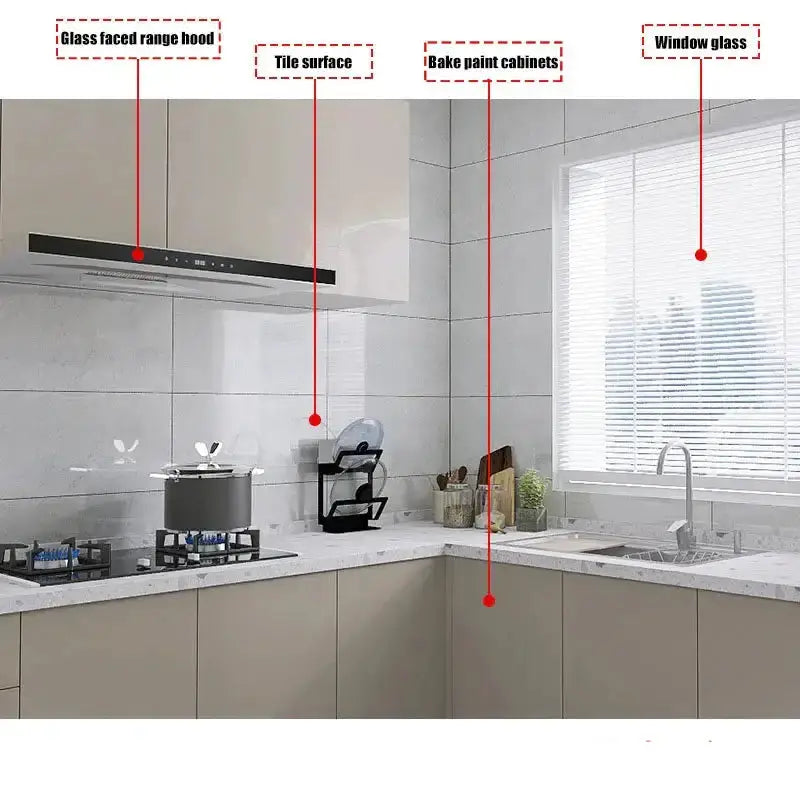 Oil-Proof Kitchen Wall Self-Adhesive Tiles – Transparent (5 different sizes available) – view 6