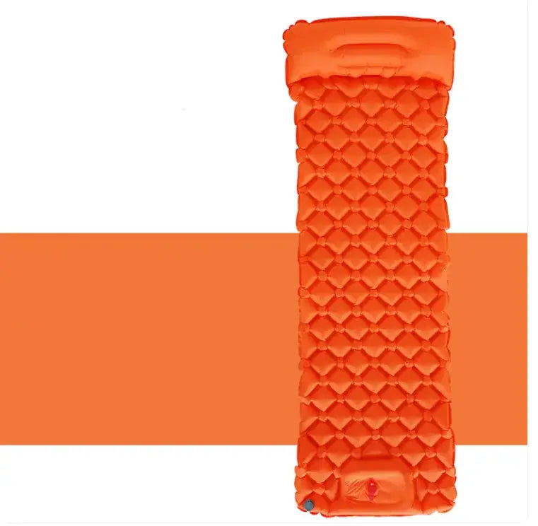 Outdoor Camping Press Inflatable Sleeping Pad - Lightweight Mat with Built-In Pillow – view 7