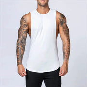 Men's Loose Cotton Sleeveless Singlet – view 2