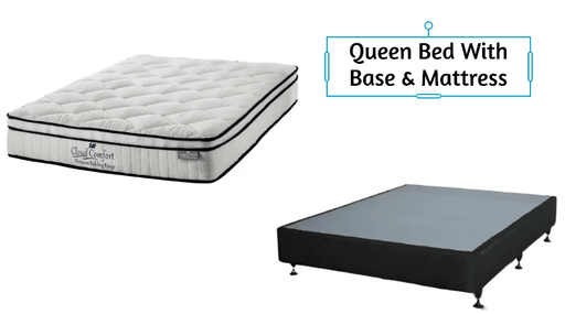 BroDeals Bedroom Furniture Sets Super King Bed With Base & Mattress Super King Bed With Base & Mattress