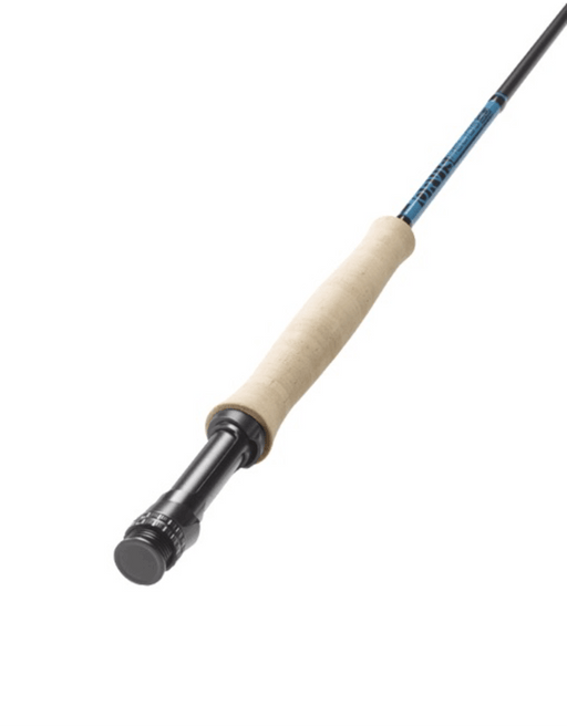 Orvis Rod Helios 3D Fly 9064 Blue handle design showcasing ergonomic grip and precision engineering.