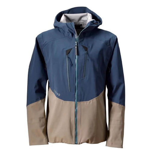 Orvis Pro Wading Jacket All Weather 3 Layer Waterproof Shell Taped Seams Storm Hood Angler Gear