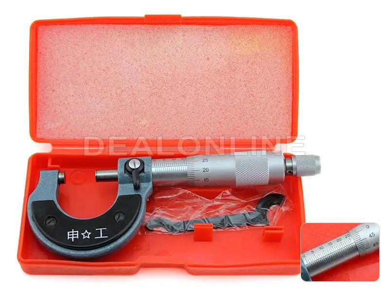 dealonline.co.nz dealonlinenz 0-25mm Outside Measuring Micrometer 0 To 25mm Outside Micrometer With Locking Clamp Carbide