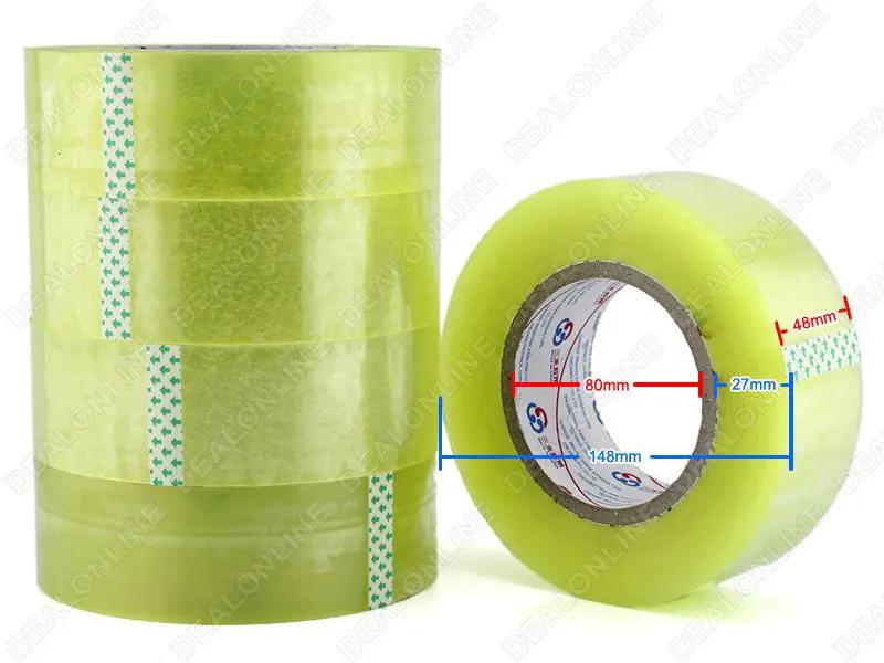 dealonline.co.nz dealonlinenz 20 Rolls/Carton 48MM Packaging Tape Transparent Packing Tape 48mm By 250m 20 Rolls Carton