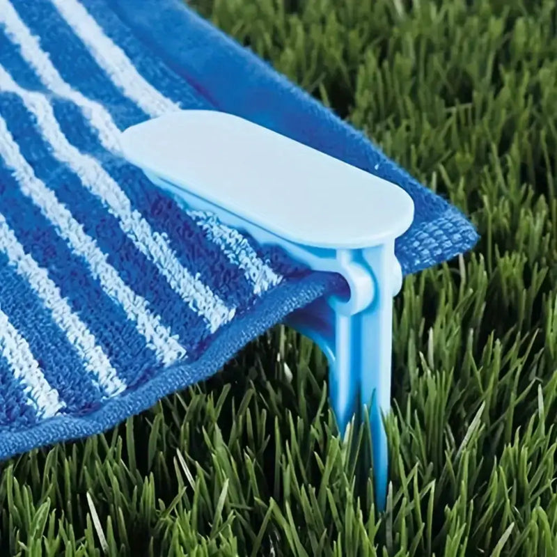Outdoor Beach & Picnic Mat Towel Holder – Windproof Camping Tool (4pcs) – view 7
