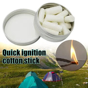 Habicare SS Wax Braided Paraffin Swabs Habicare Wax Braided Paraffin Fire Starters with Tin